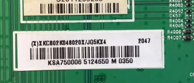 MAIN PARA SMART TV VIZIO 4K RESOLUCION ( 3840x2160 ) CON HDR / NUMERO DE PARTE XKCB02K048 / 715GA755-M01-B00-005Y / (X)XKCB02K048 / MODELO P75QX-H1 - Imagen 2